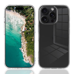For iPhone 16 Pro Case Acrylic + TPU Anti-Scratch Clear Back Phone Cover
