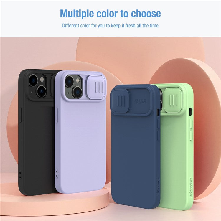 NILLKIN Magnetic Case for iPhone 14 Plus, Slide Camera Protection PC + Silicone Phone Cover Compatible with MagSaf - TechGearPal