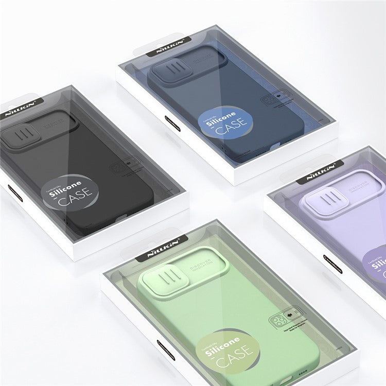 NILLKIN Magnetic Case for iPhone 14 Plus, Slide Camera Protection PC + Silicone Phone Cover Compatible with MagSaf - TechGearPal