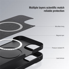 NILLKIN Magnetic Case for iPhone 14 Plus, Slide Camera Protection PC + Silicone Phone Cover Compatible with MagSaf - TechGearPal