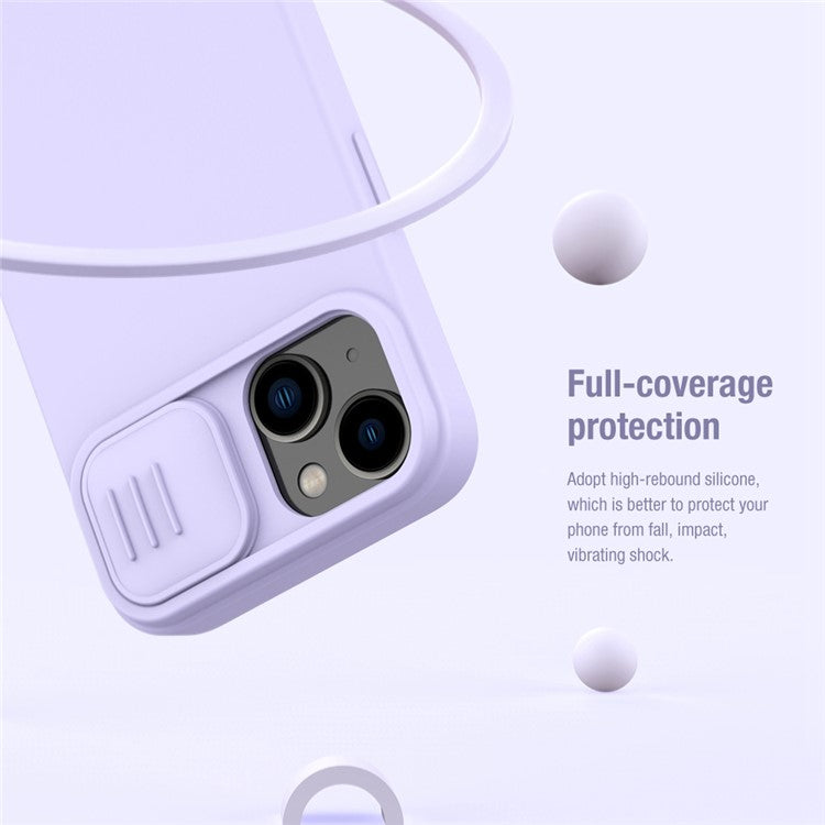 NILLKIN Magnetic Case for iPhone 14 Plus, Slide Camera Protection PC + Silicone Phone Cover Compatible with MagSaf - TechGearPal
