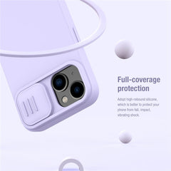 NILLKIN Magnetic Case for iPhone 14 Plus, Slide Camera Protection PC + Silicone Phone Cover Compatible with MagSaf - TechGearPal