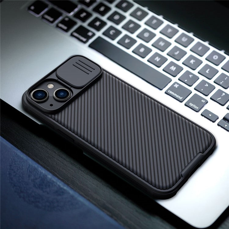 NILLKIN CamShield Pro Series for iPhone 14 / iPhone 13 Slide Camera Protection Phone Case Anti-drop Hybrid TPU + PC Back Cove - TechGearPal