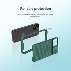 NILLKIN CamShield Pro Series for iPhone 14 / iPhone 13 Slide Camera Protection Phone Case Anti-drop Hybrid TPU + PC Back Cove - TechGearPal