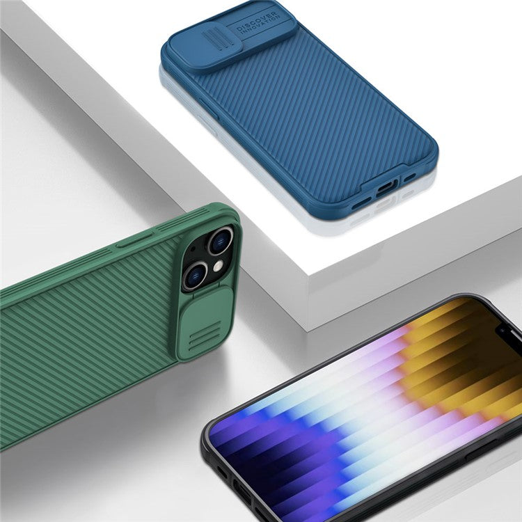 NILLKIN CamShield Pro Series for iPhone 14 / iPhone 13 Slide Camera Protection Phone Case Anti-drop Hybrid TPU + PC Back Cove - TechGearPal