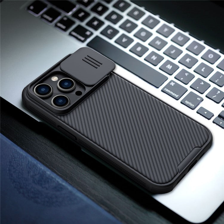 NILLKIN CamShield Pro Series for iPhone 14 Pro 6.1 inch Slide Camera Protection Hard PC Soft TPU Case Shockproof Phone Cove - TechGearPal