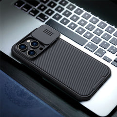 NILLKIN CamShield Pro Series for iPhone 14 Pro 6.1 inch Slide Camera Protection Hard PC Soft TPU Case Shockproof Phone Cove - TechGearPal