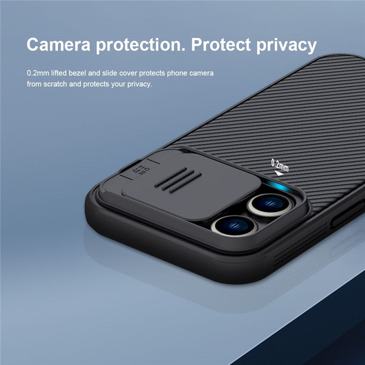 NILLKIN CamShield Pro Series for iPhone 14 Pro 6.1 inch Slide Camera Protection Hard PC Soft TPU Case Shockproof Phone Cove - TechGearPal