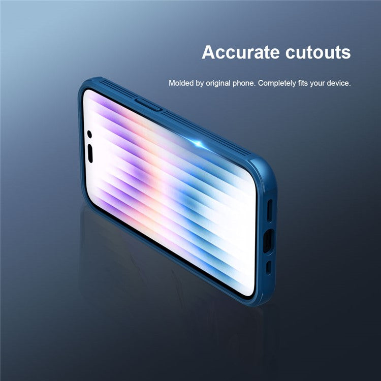 NILLKIN CamShield Pro Series for iPhone 14 Pro 6.1 inch Slide Camera Protection Hard PC Soft TPU Case Shockproof Phone Cove - TechGearPal