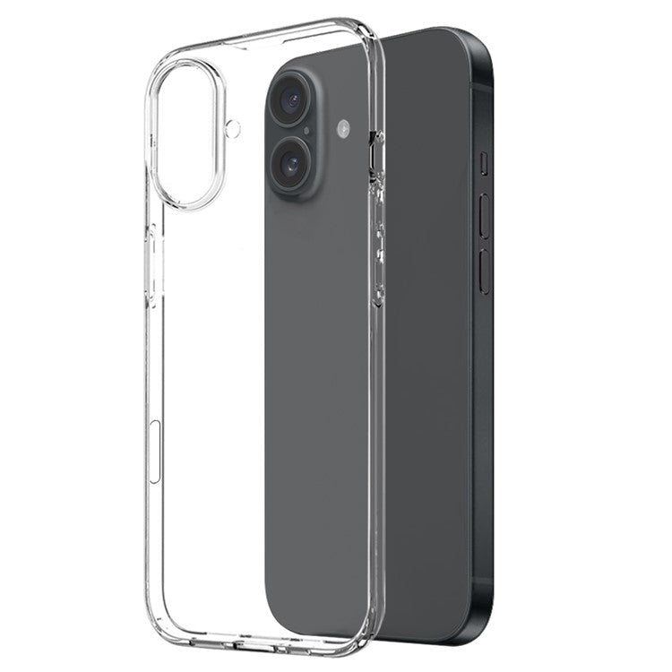 NORTHJO For iPhone 16 Clear TPU Case + Tempered Glass Screen Protector - TechGearPal