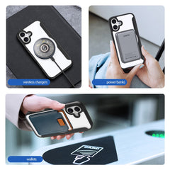 DUX DUCIS Skin X Pro for iPhone 16 Magnetic Case Card Slot PU Leather Flip Phone Cover