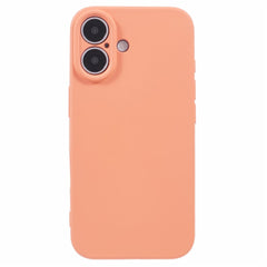 For iPhone 16 Case Fiber Lining TPU Soft Touch Phone Cover Drop Protection