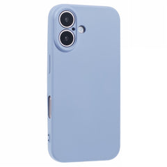 For iPhone 16 Case Fiber Lining TPU Soft Touch Phone Cover Drop Protection
