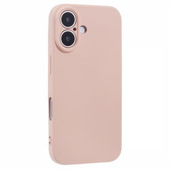 For iPhone 16 Case Fiber Lining TPU Soft Touch Phone Cover Drop Protection