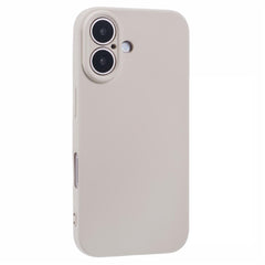 For iPhone 16 Case Fiber Lining TPU Soft Touch Phone Cover Drop Protection