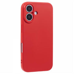 For iPhone 16 Case Fiber Lining TPU Soft Touch Phone Cover Drop Protection