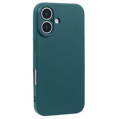 For iPhone 16 Case Fiber Lining TPU Soft Touch Phone Cover Drop Protection