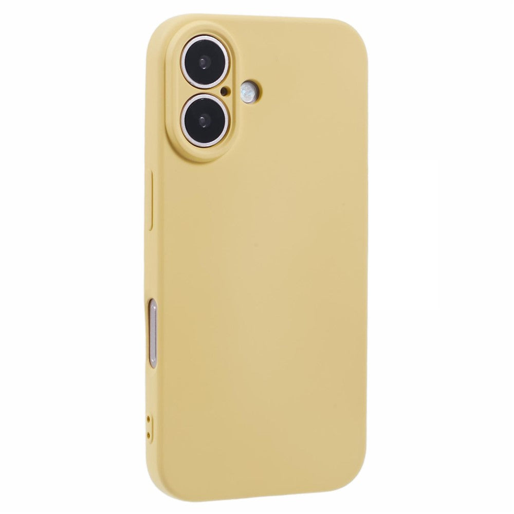 For iPhone 16 Case Fiber Lining TPU Soft Touch Phone Cover Drop Protection