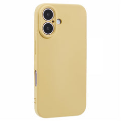 For iPhone 16 Case Fiber Lining TPU Soft Touch Phone Cover Drop Protection