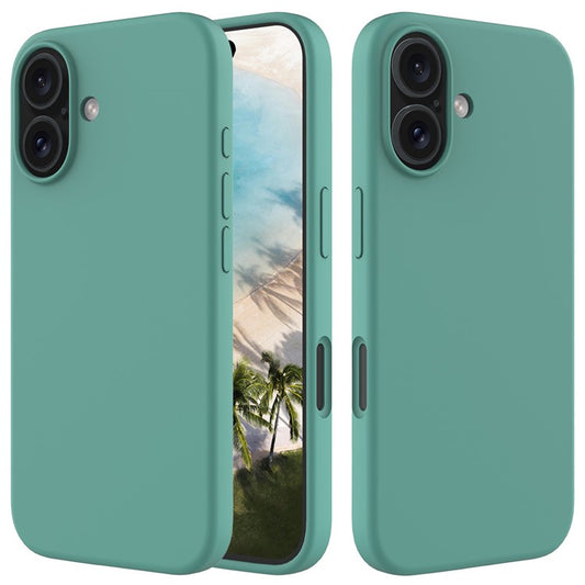 For iPhone 16 Case Liquid Silicone Soft Lining Shockproof Phone Cover - TechGearPal