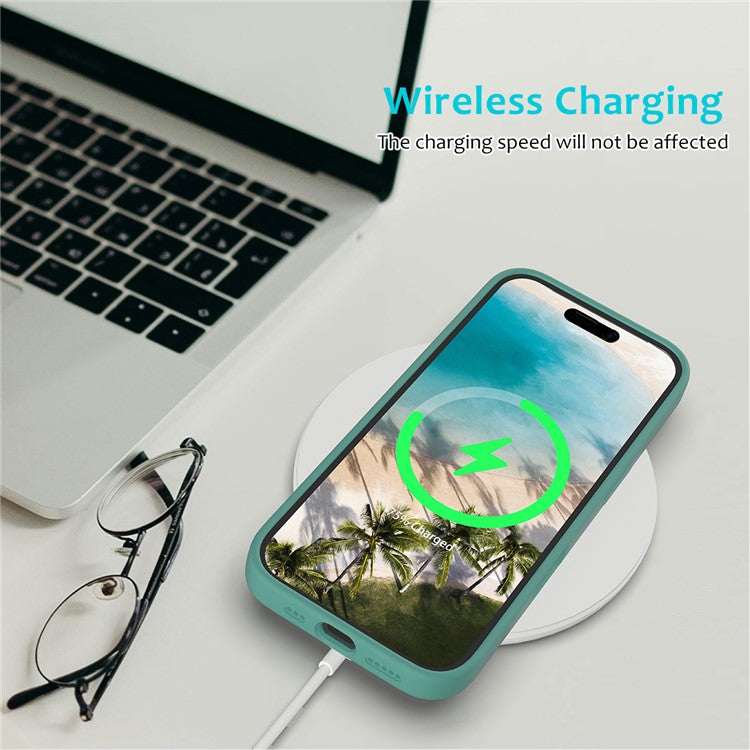 For iPhone 16 Case Liquid Silicone Soft Lining Shockproof Phone Cover - TechGearPal