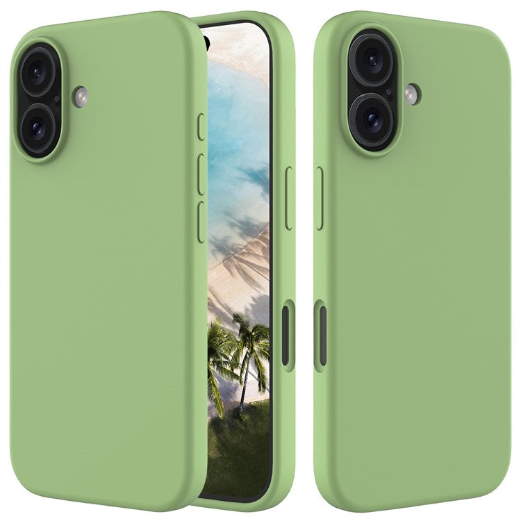 For iPhone 16 Case Liquid Silicone Soft Lining Shockproof Phone Cover - TechGearPal
