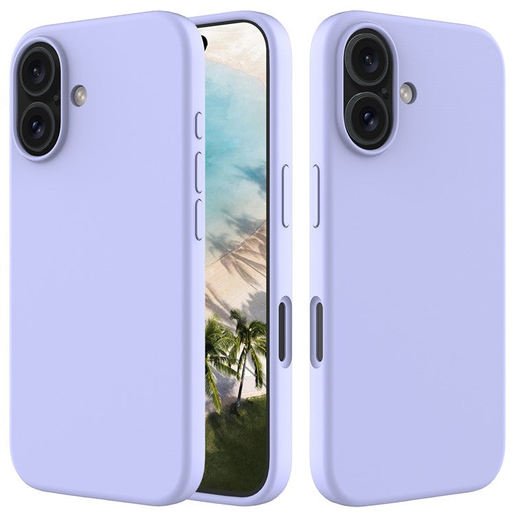 For iPhone 16 Case Liquid Silicone Soft Lining Shockproof Phone Cover - TechGearPal