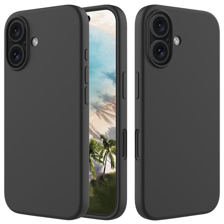 For iPhone 16 Case Liquid Silicone Soft Lining Shockproof Phone Cover - TechGearPal