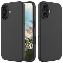 For iPhone 16 Case Liquid Silicone Soft Lining Shockproof Phone Cover - TechGearPal