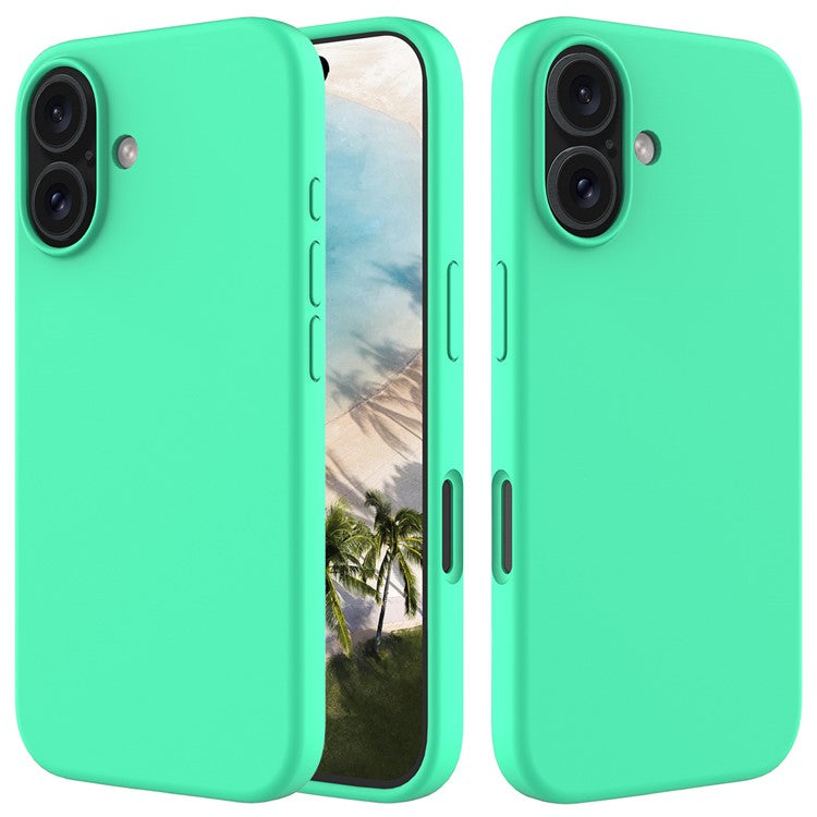 For iPhone 16 Case Liquid Silicone Soft Lining Shockproof Phone Cover - TechGearPal