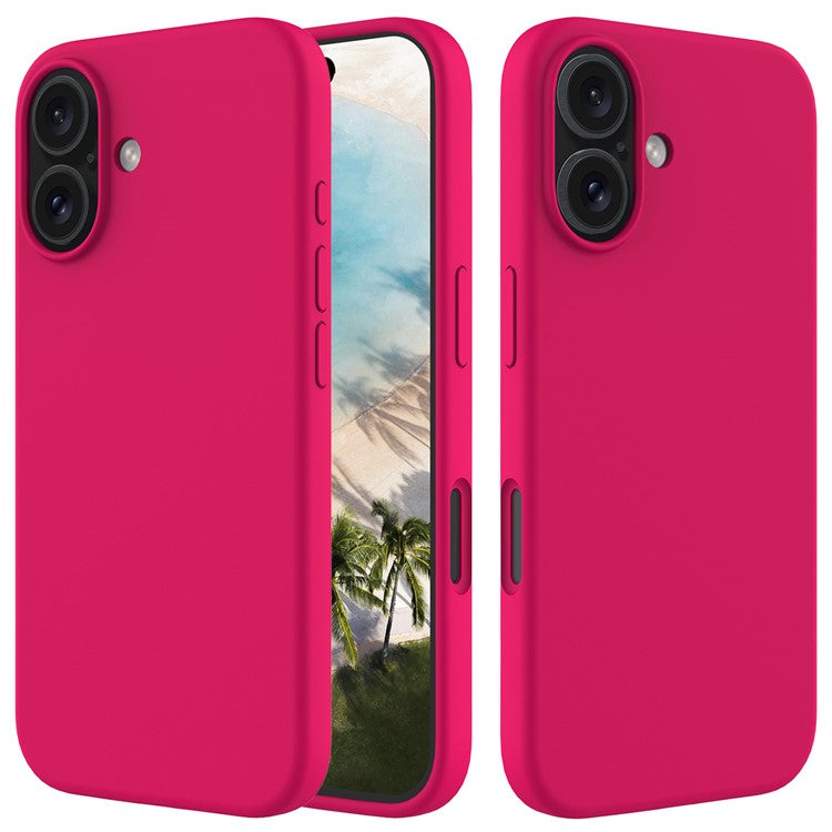 For iPhone 16 Case Liquid Silicone Soft Lining Shockproof Phone Cover - TechGearPal