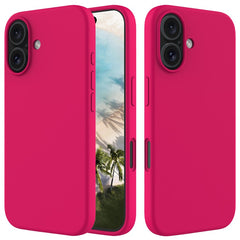 For iPhone 16 Case Liquid Silicone Soft Lining Shockproof Phone Cover - TechGearPal