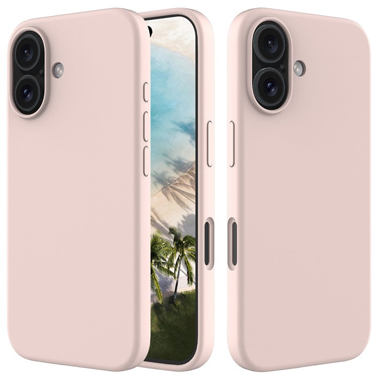 For iPhone 16 Case Liquid Silicone Soft Lining Shockproof Phone Cover - TechGearPal