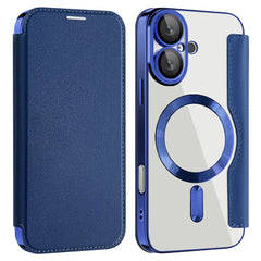 For iPhone 16 Plus Case Compatible with MagSafe RFID Blocking Leather Phone Cover