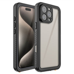 REDPEPPER FS Series For iPhone 16 Pro Max Phone Case IP68 Waterproof Clear Back Panel Phone Cover