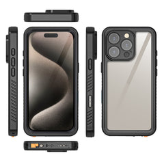 REDPEPPER FS Series For iPhone 16 Pro Max Phone Case IP68 Waterproof Clear Back Panel Phone Cover