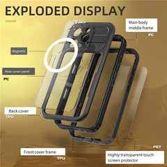REDPEPPER For iPhone 16 Pro Case Compatible with MagSafe IP68 Waterproof Clear Phone Cover - TechGearPal