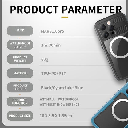REDPEPPER For iPhone 16 Pro Case Compatible with MagSafe IP68 Waterproof Clear Phone Cover - TechGearPal