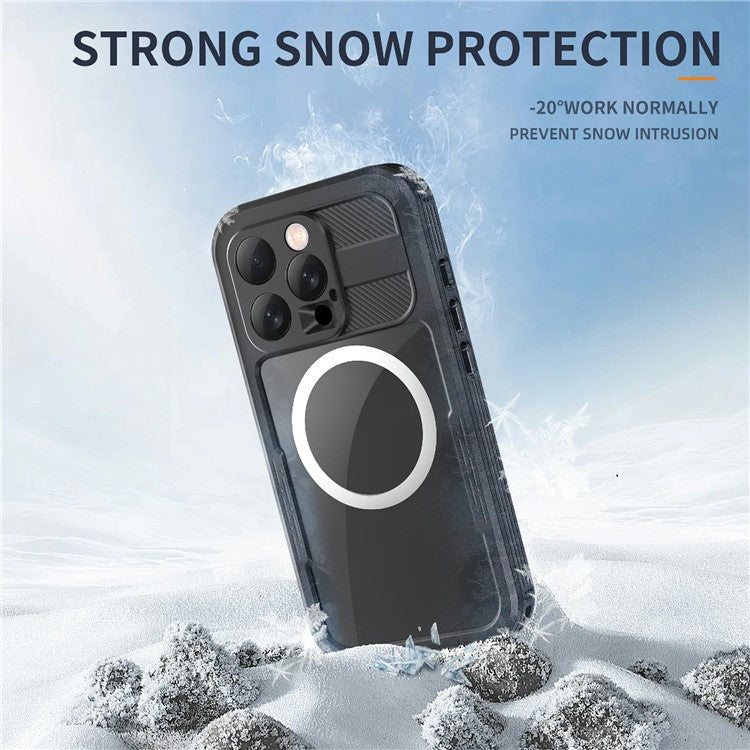 REDPEPPER For iPhone 16 Pro Case Compatible with MagSafe IP68 Waterproof Clear Phone Cover - TechGearPal