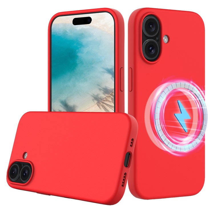 For iPhone 16 Case Compatible with MagSafe Anti-Drop Liquid Silicone Phone Cover - TechGearPal