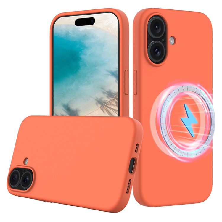 For iPhone 16 Case Compatible with MagSafe Anti-Drop Liquid Silicone Phone Cover - TechGearPal