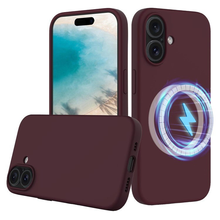 For iPhone 16 Case Compatible with MagSafe Anti-Drop Liquid Silicone Phone Cover - TechGearPal