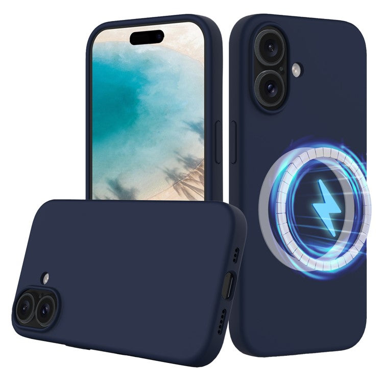 For iPhone 16 Case Compatible with MagSafe Anti-Drop Liquid Silicone Phone Cover - TechGearPal