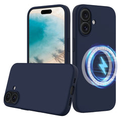 For iPhone 16 Case Compatible with MagSafe Anti-Drop Liquid Silicone Phone Cover - TechGearPal