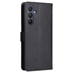 For Samsung Galaxy A17 5G / A26 5G / A16 5G / A16 4G Case Solid Color Leather Mobile Cover Wallet Stand with Strap