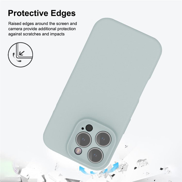 For iPhone 16 Pro Magnetic Case PC + Liquid Silicone Shockproof Protective Phone Cover - TechGearPal