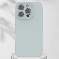 For iPhone 16 Pro Magnetic Case PC + Liquid Silicone Shockproof Protective Phone Cover - TechGearPal