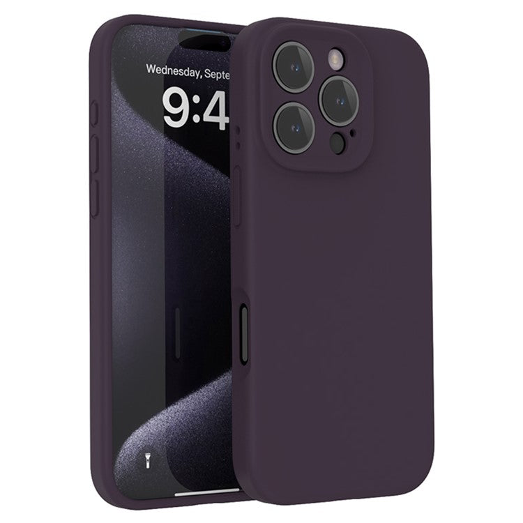 For iPhone 16 Pro Magnetic Case PC + Liquid Silicone Shockproof Protective Phone Cover - TechGearPal