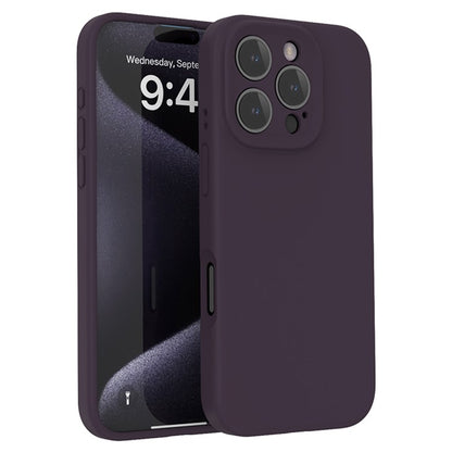For iPhone 16 Pro Magnetic Case PC + Liquid Silicone Shockproof Protective Phone Cover - TechGearPal