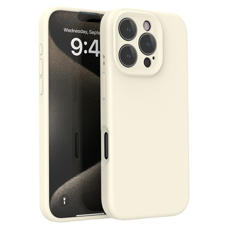 For iPhone 16 Pro Magnetic Case PC + Liquid Silicone Shockproof Protective Phone Cover - TechGearPal